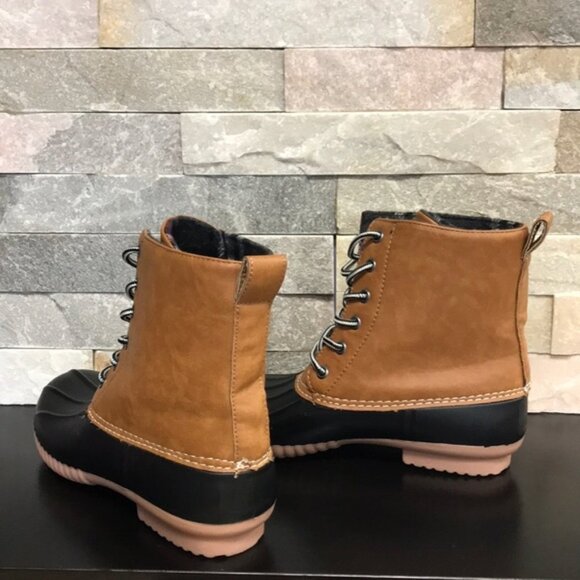Report Upton Tan Black Rain Duck Boots - Picture 4 of 5